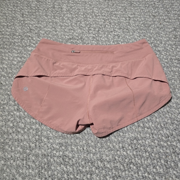 Women's Peach Athletic Shorts - Picture 3 of 4